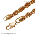 43824 chine usine directe gros bijoux collier 18 k long motif luxe plaqué or bijoux collier